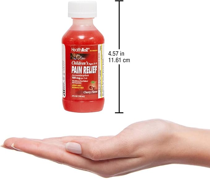 Children's Pain Relief Children's Tylenol 160 mg / 5 mL Strength Acetaminophen Oral Suspension 4 oz.,Packaging Type- Each