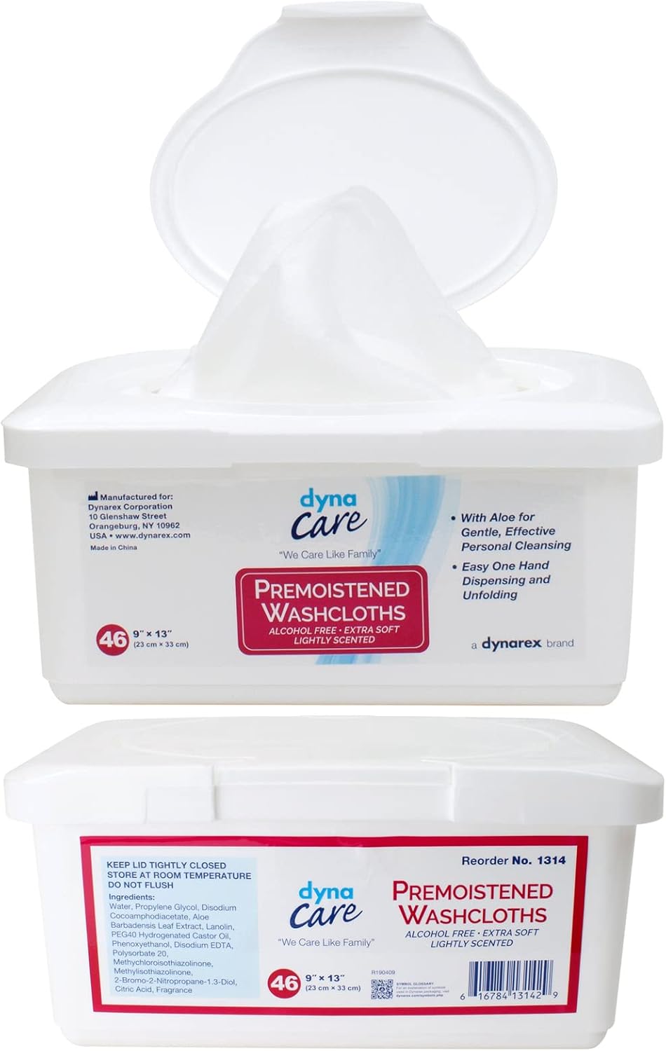 Personal Cleansing Wipe DynaCare Tub Scented 46 Count