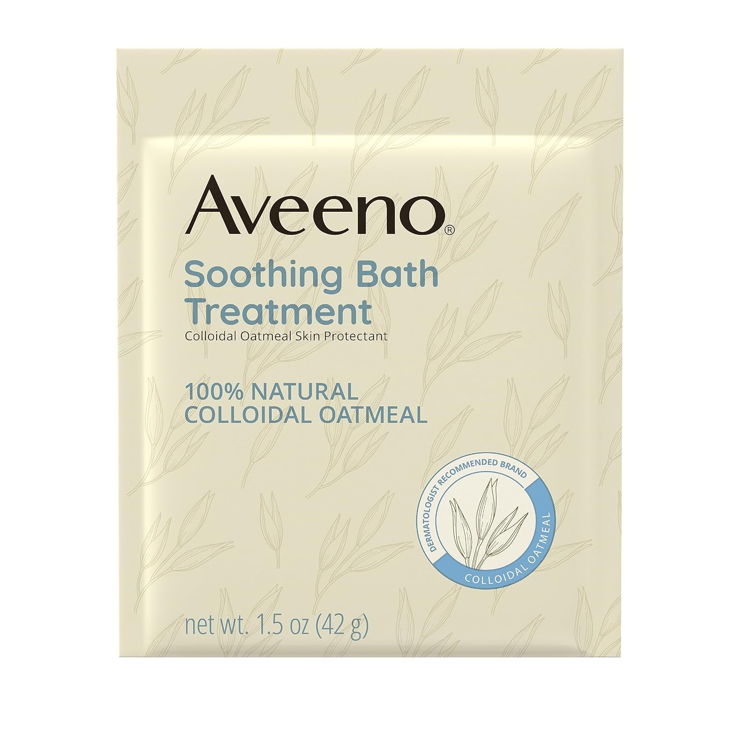 Bath Additive Aveeno 1.5 oz. Individual Packet Unscented Powder, Packaging Type- Box