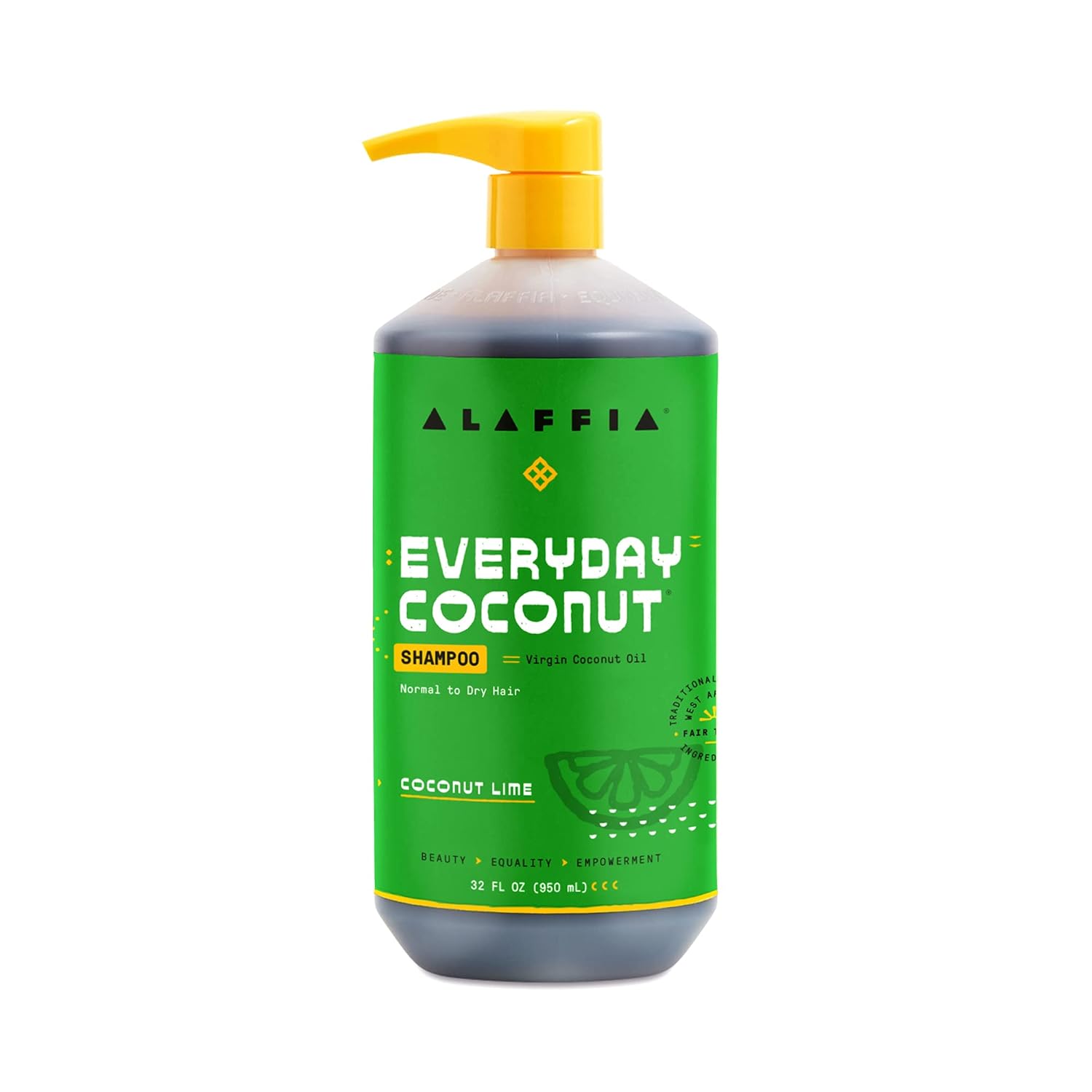 Alaffia - Everyday Shampoo - Coconut Lime - 32 Fl Oz.