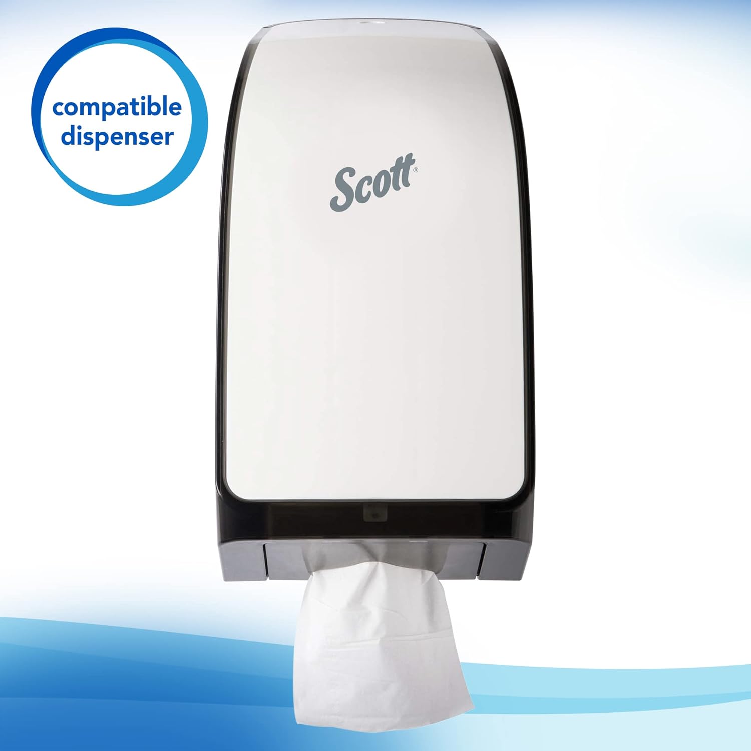 Toilet Tissue Scott Control HBT White 2-Ply Standard Size Folded 250 Sheets 4-1/2 X 8-1/10 Inch, Packaging Type- Case