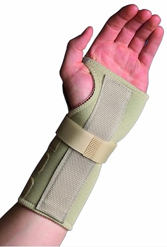 Thermoskin Carpal Tunnel Brace W/ Dorsal Stay Sm Right Beige