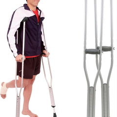 ProBasics Aluminum Underarm Crutches (Tall, 5'10" - 6'6")