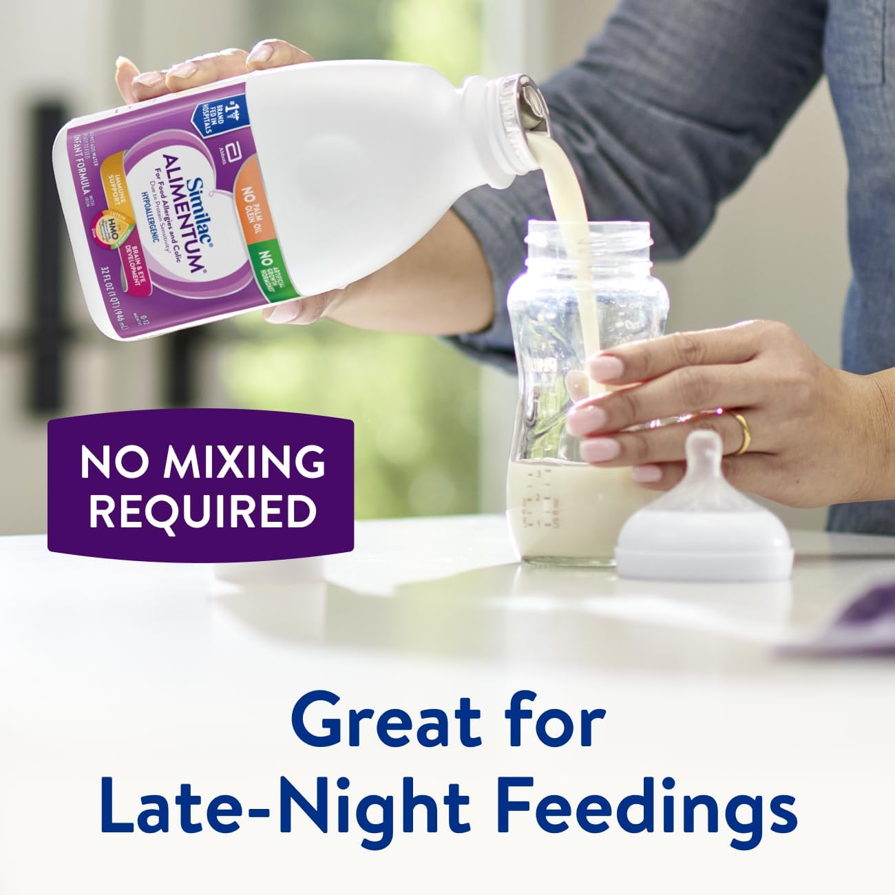 infant formula similac alimentum unflavored 32 oz bottle liquid food allergies packaging type case