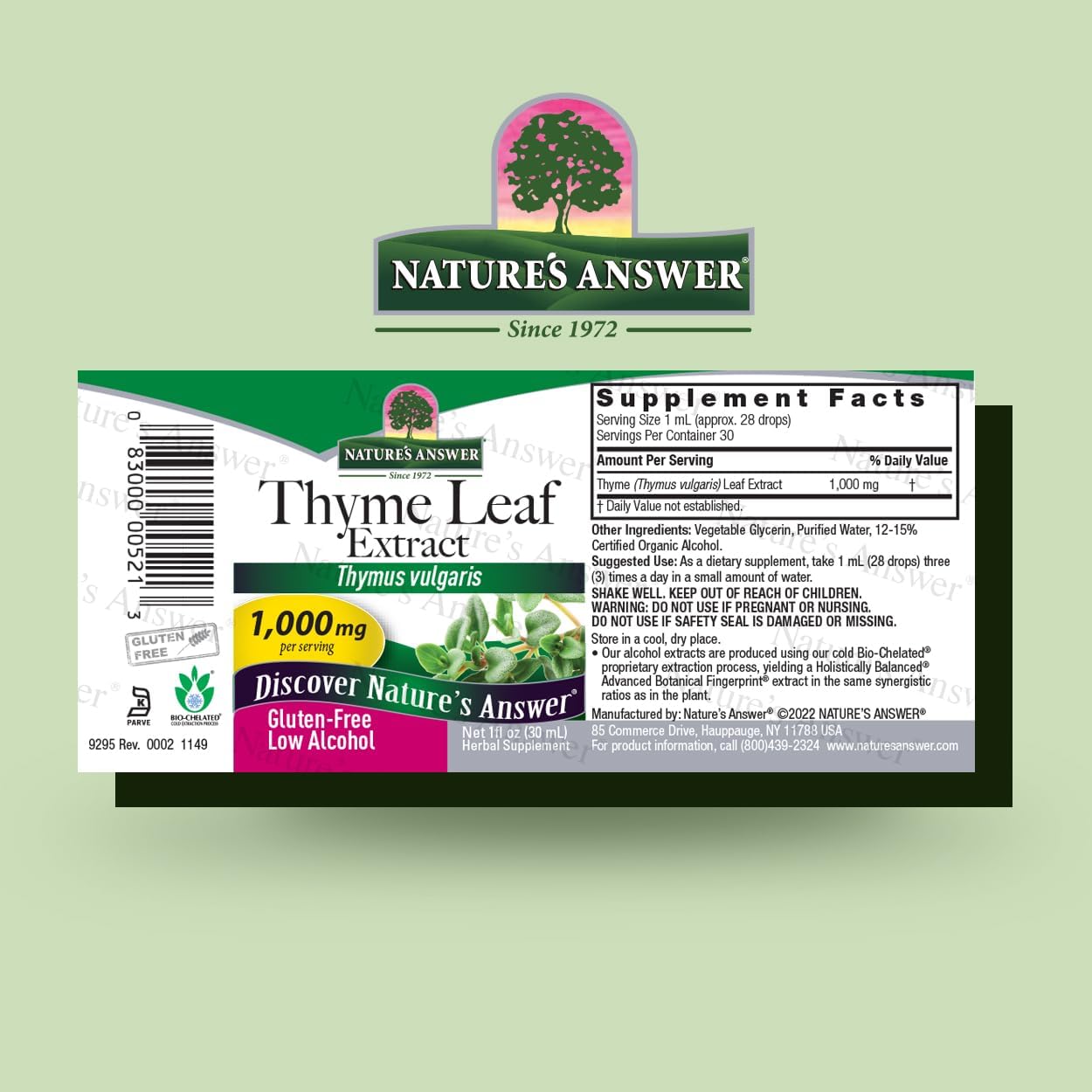 Nature's Answer - Thyme - 1 Oz