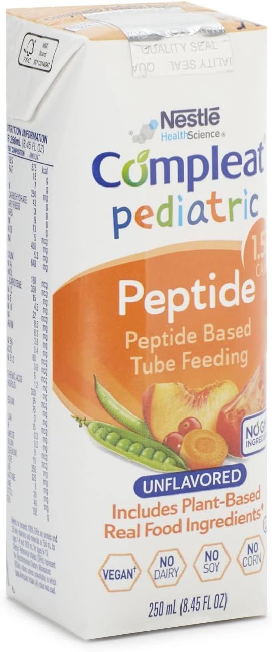 Oral Supplement Compleat Peptide 1.5 Fruit / Vegetable Medley Flavor 8.45 oz. Reclosable Carton Liquid