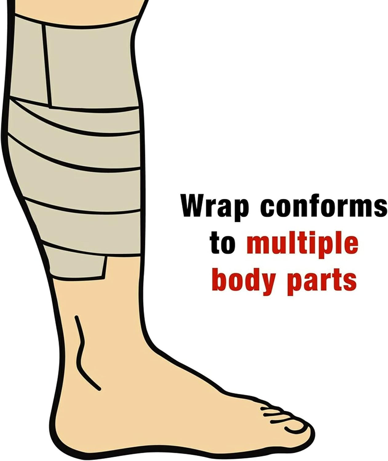 Elastic Bandage 3M ACE 3 Inch Width X 5.3 Foot Self-Adherent Closure Tan NonSterile Standard Compression, Packaging Type- Case