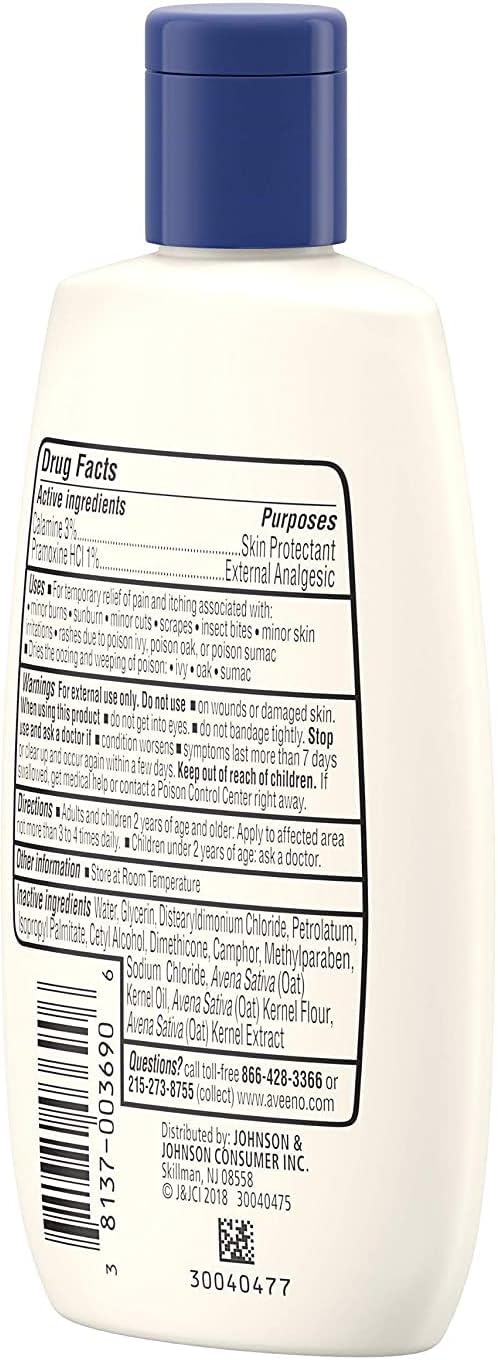 Itch Relief Aveeno Anti-Itch 3% Strength Lotion 4 oz. Bottle,Packaging Type- Each