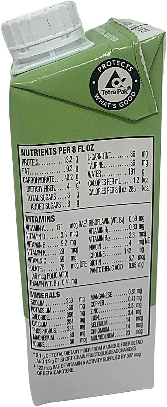 Tube Feeding Formula Jevity 1.2 Cal with Fiber Unflavored Liquid 8 oz. Reclosable Carton,Packaging Type- Each