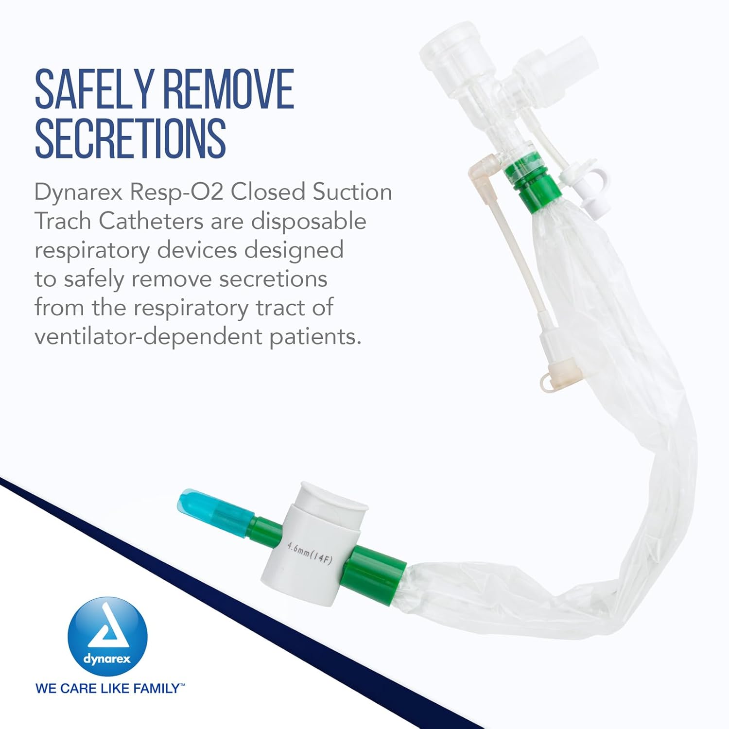 Dynarex Closed Suction Catheters - Tracheal