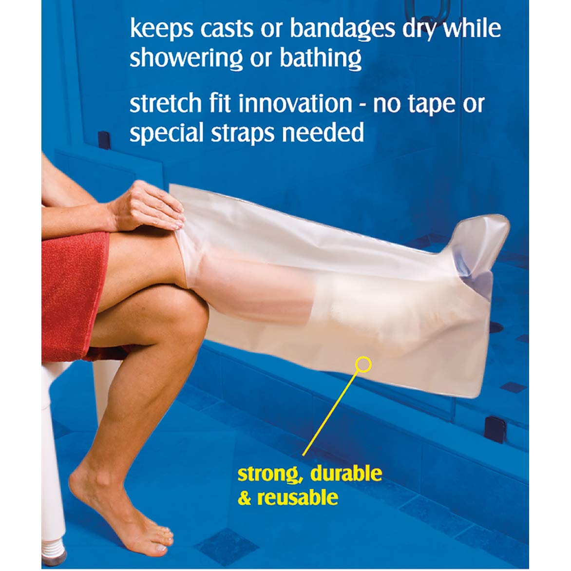 Ez Stretch Cast Protector(leg) Case/6