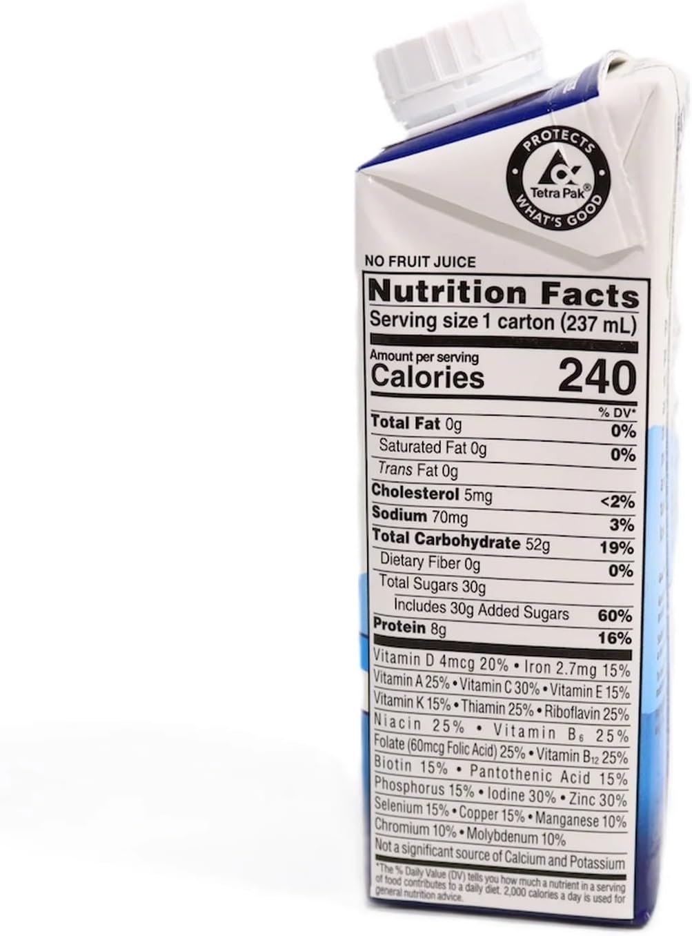 Oral Supplement Ensure Clear Therapeutic Nutrition Apple Flavor Liquid 8 oz. Reclosable Carton