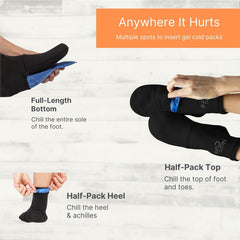natracure cold therapy socks small medium pair