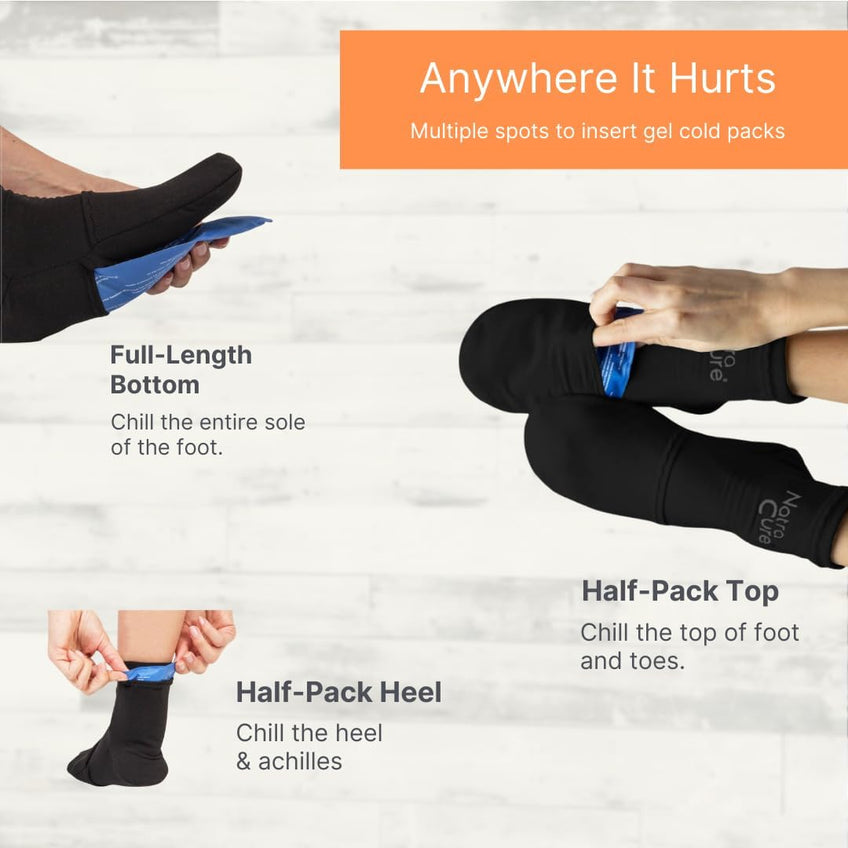 Natracure Cold Therapy Socks Small/medium  (pair)