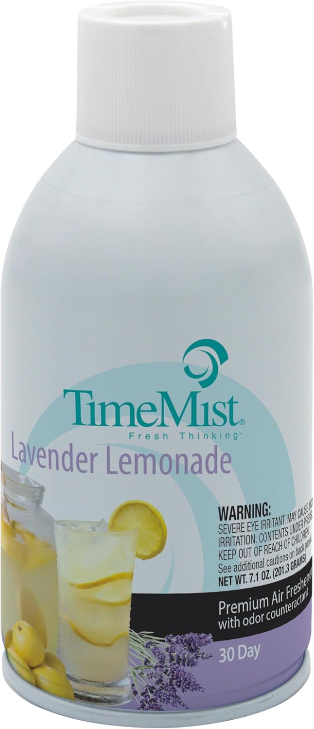 Air Freshener TimeMist Liquid 6.6 oz. Can Lavender Lemonade Scent,Packaging Type-Case