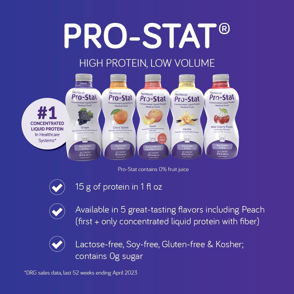 Oral Supplement Pro-Stat Vanilla Flavor Liquid 30 oz. Bottle, Packaging Type- Each
