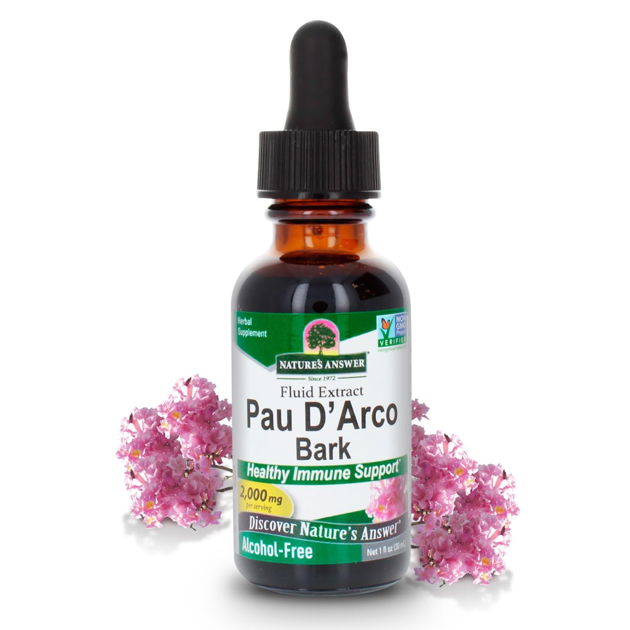 natures answer pau darco inner bark alcohol free 1 fl oz