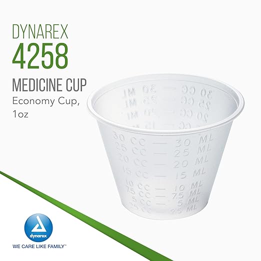 Medicine Cup Economy 1 oz. Clear Plastic Disposable NonSterile, Packaging Type- Case