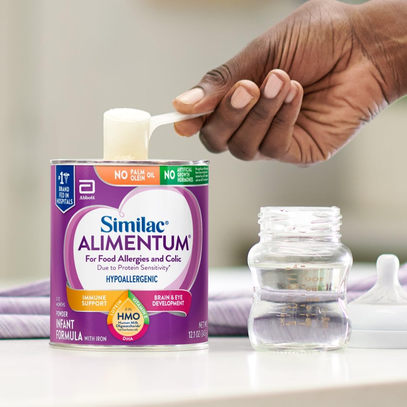 Infant Formula Similac Alimentum Unflavored 2 oz. Bottle Liquid Food Allergies,Packaging Type- Each