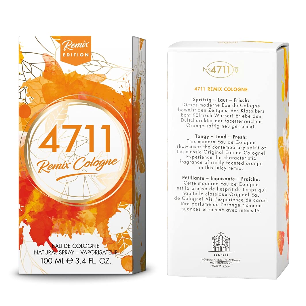 4711 Remix by 4711 Eau De Cologne Spray for Men