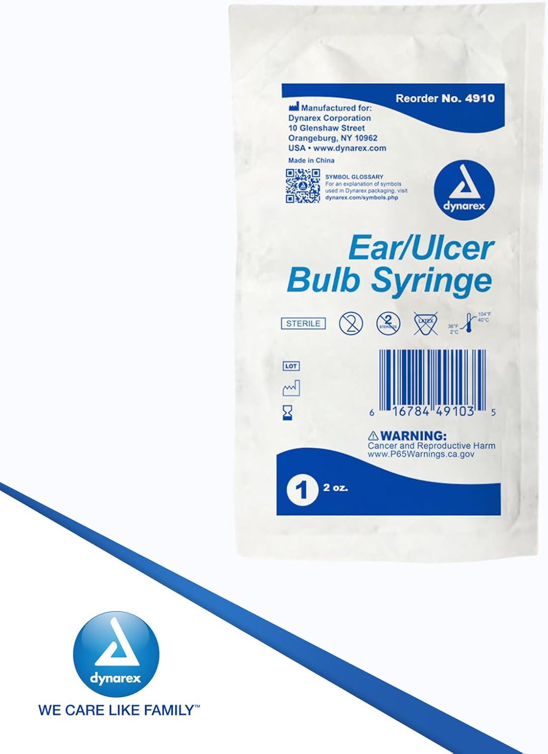 Dynarex Ear/Ulcer Bulb Syringe - Sterile
