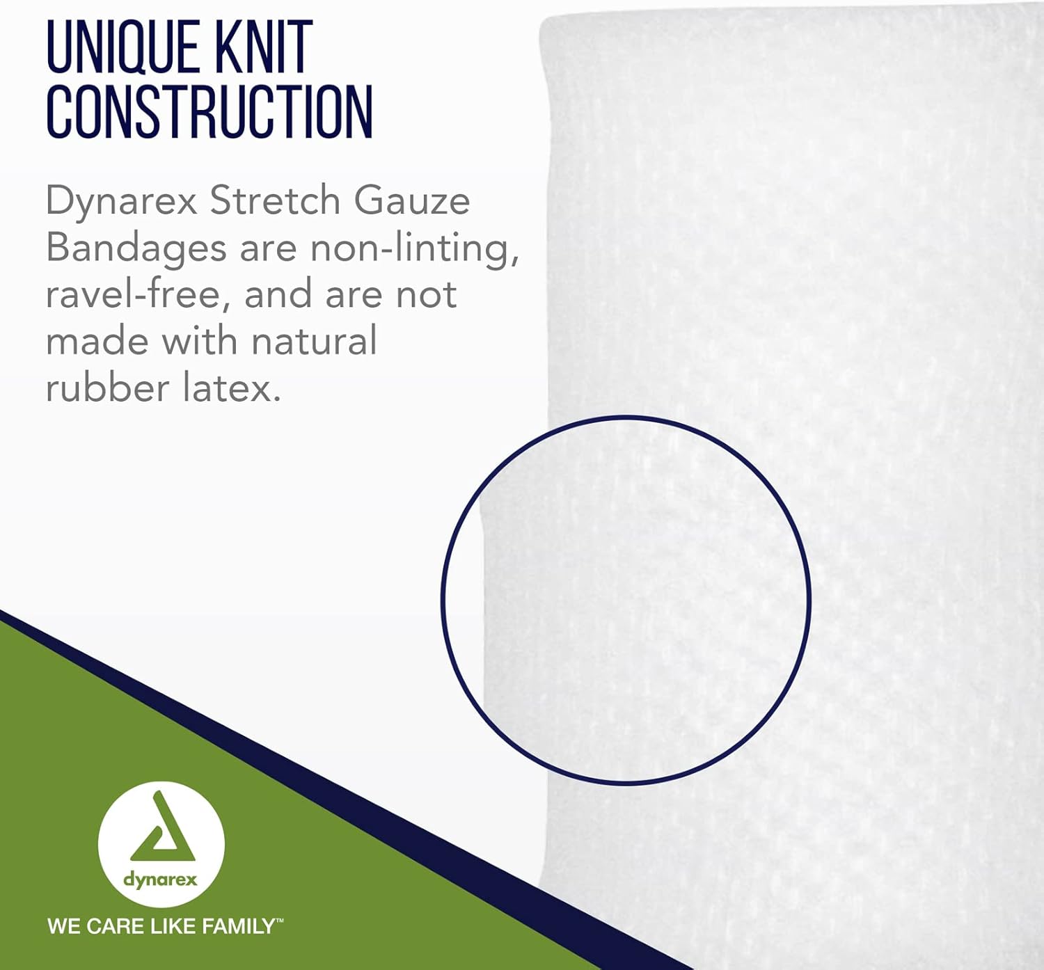 Conforming Bandage Dynarex 3 Inch X 4-1/10 Yard 1-Ply NonSterile 12 per Pack, Packaging Type- Case
