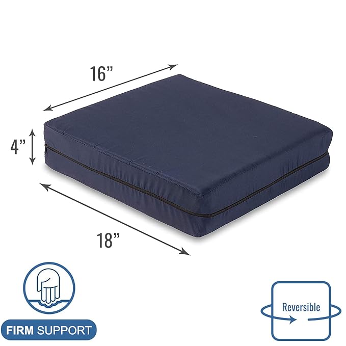 Seat Cushion DMI 16 W X 18 L X 4 D Inch Polyurethane,Packaging Type- Each