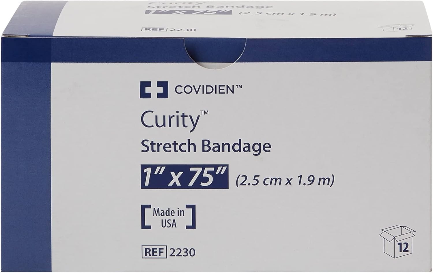 Conforming Bandage Curity 1 X 75 Inch 1-Ply Sterile 1 per Pack, Packaging Type- Case