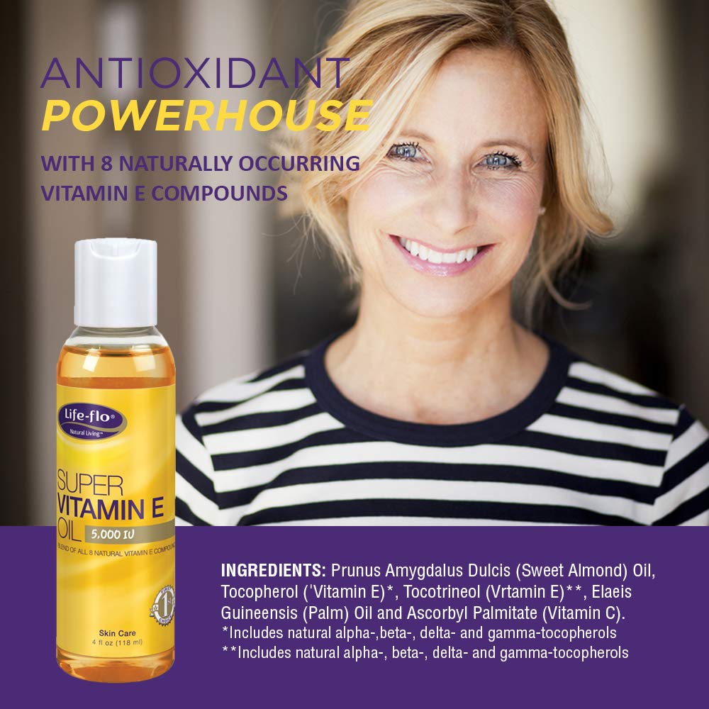 Life Flo - Oil Vitamin E 5000iu Spr - 1 Each - 4 Fz