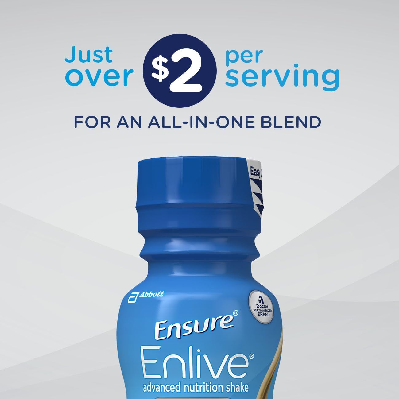 Oral Supplement Ensure Enlive Advanced Therapeutic Nutrition Shake Vanilla Flavor Liquid 8 oz. Bottle