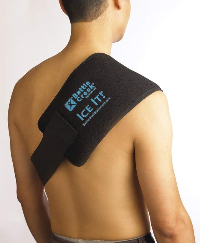 Cold Pack with Wrap Ice It! MaxCOMFORT System Shoulder 13 X 16 Inch Fabric / Foam / Vinyl / Gel Reusable,Packaging Type- Each