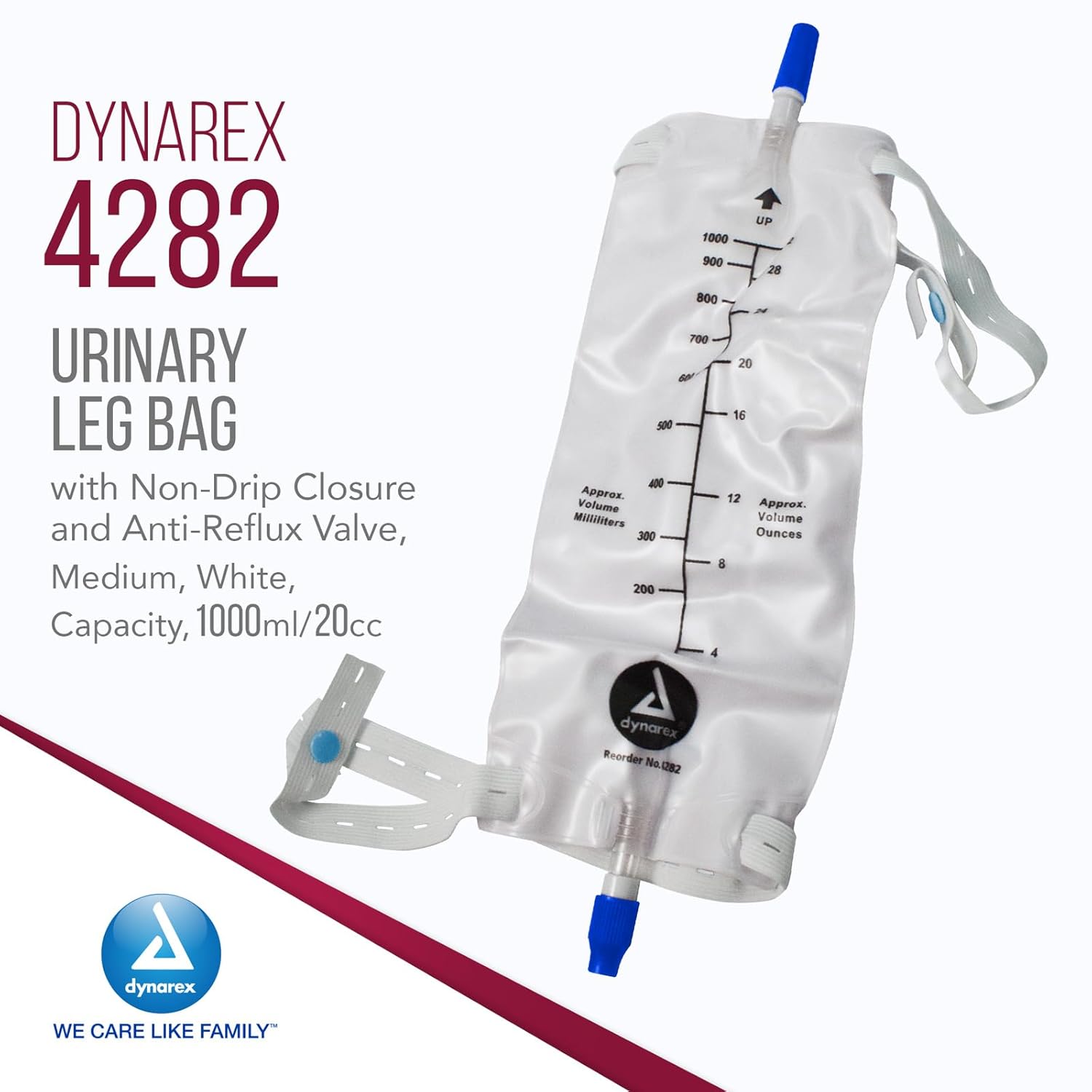 Leg Bag-large 1000 Ml W/valve Bx/12