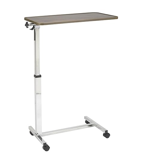 Overbed Table Drive Tilt-Top Automatic Spring Assisted Lift 23-1/2 to 33 Inch Height Range,Packaging Type- Each
