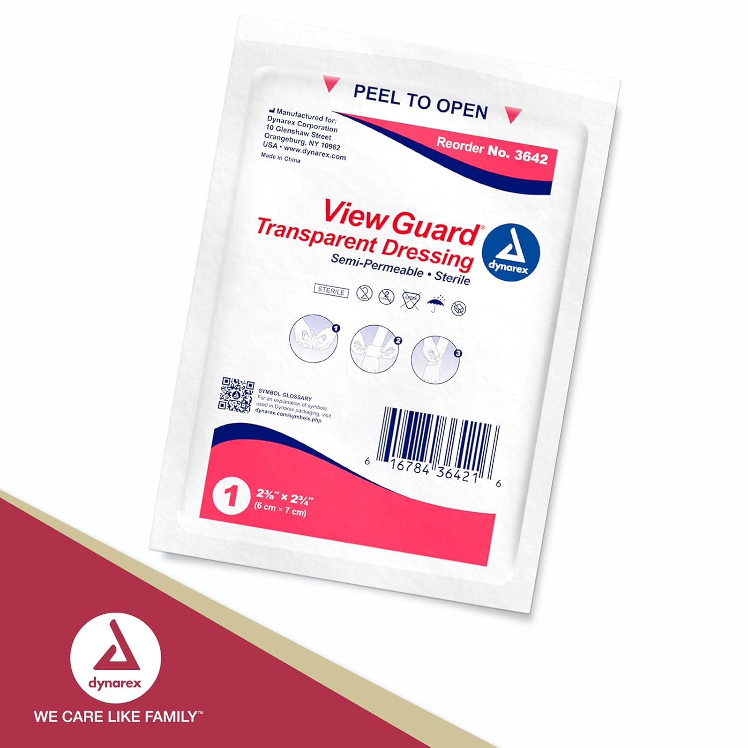 dynarex view guard transparent dressings sterile