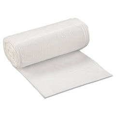 Trash Bag Inteplast Group 16 gal. White LLDPE 0.50 mil 24 X 32 Inch Star Seal Bottom Coreless Roll, Packaging Type- Case