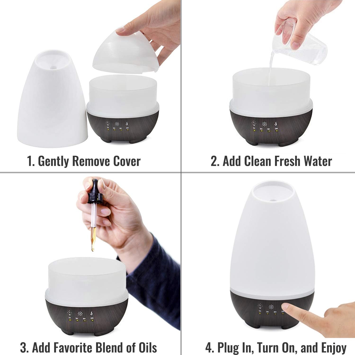 Essential-Oil-Humidifier-Diffuser-HealthSmart-500-mL-Water-Reservoir