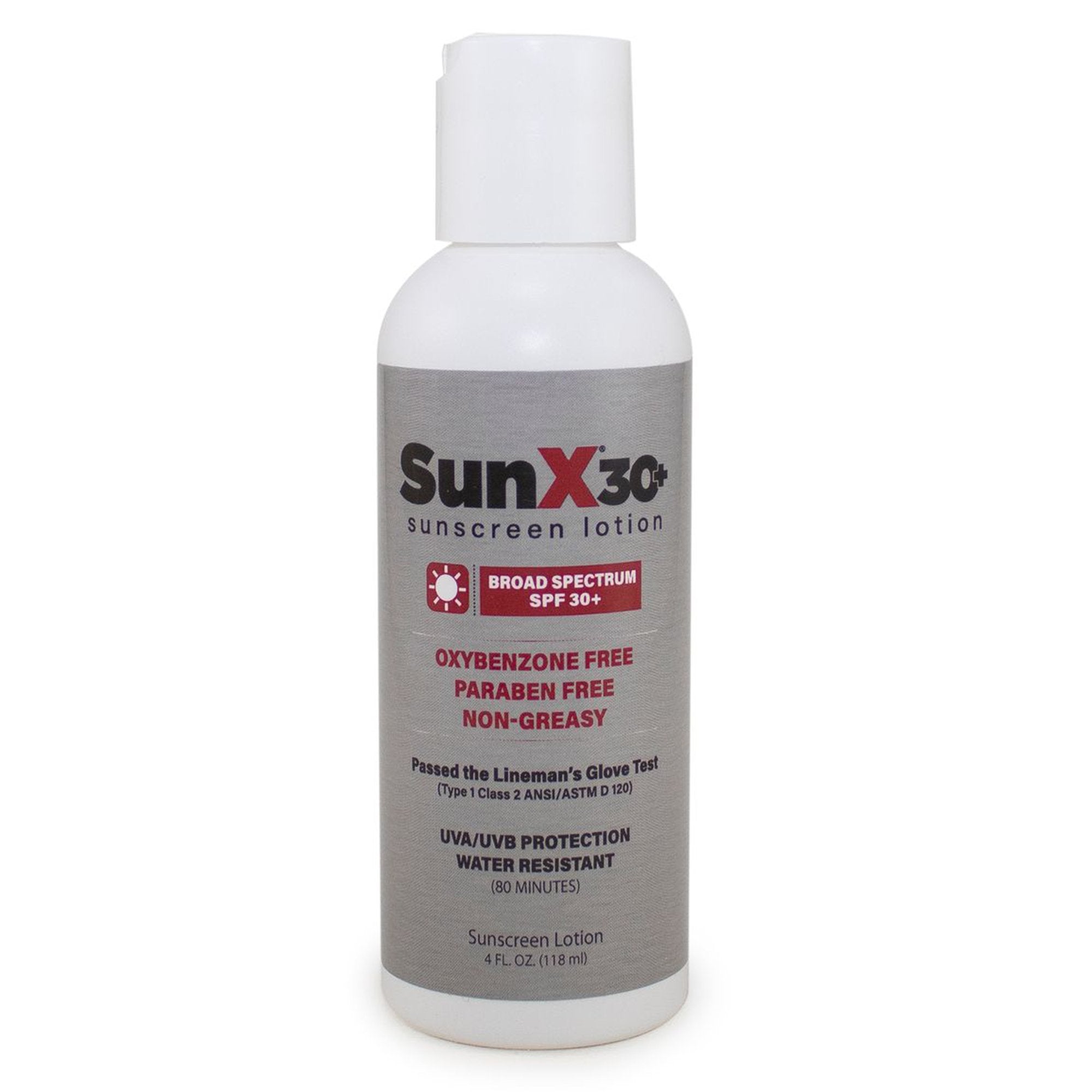 Sunscreen SunX 30+ SPF 30 Lotion 4 oz. Bottle