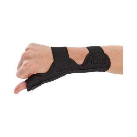 Thumb Splint Ossur One Size Fits Most Hook and Loop Strap Closure Black,Packaging Type- Each