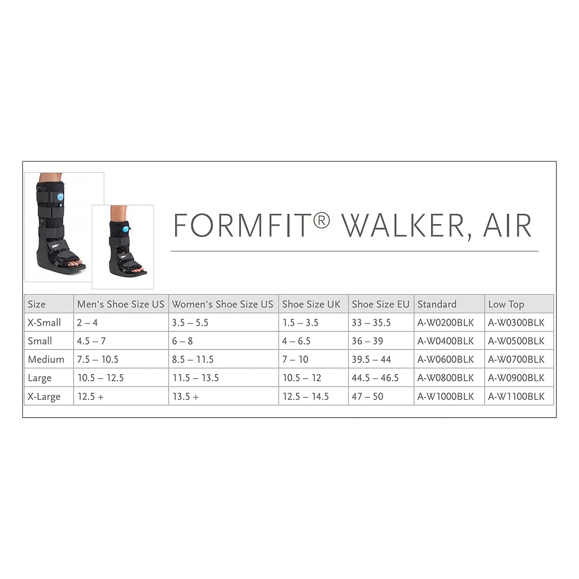 Air Walker Boot Formfit Walker Air Pneumatic Adult Large Tall,Packaging Type- Each