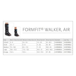 Air Walker Boot Formfit Walker Air Pneumatic Adult X-Large Tall,Packaging Type- Each
