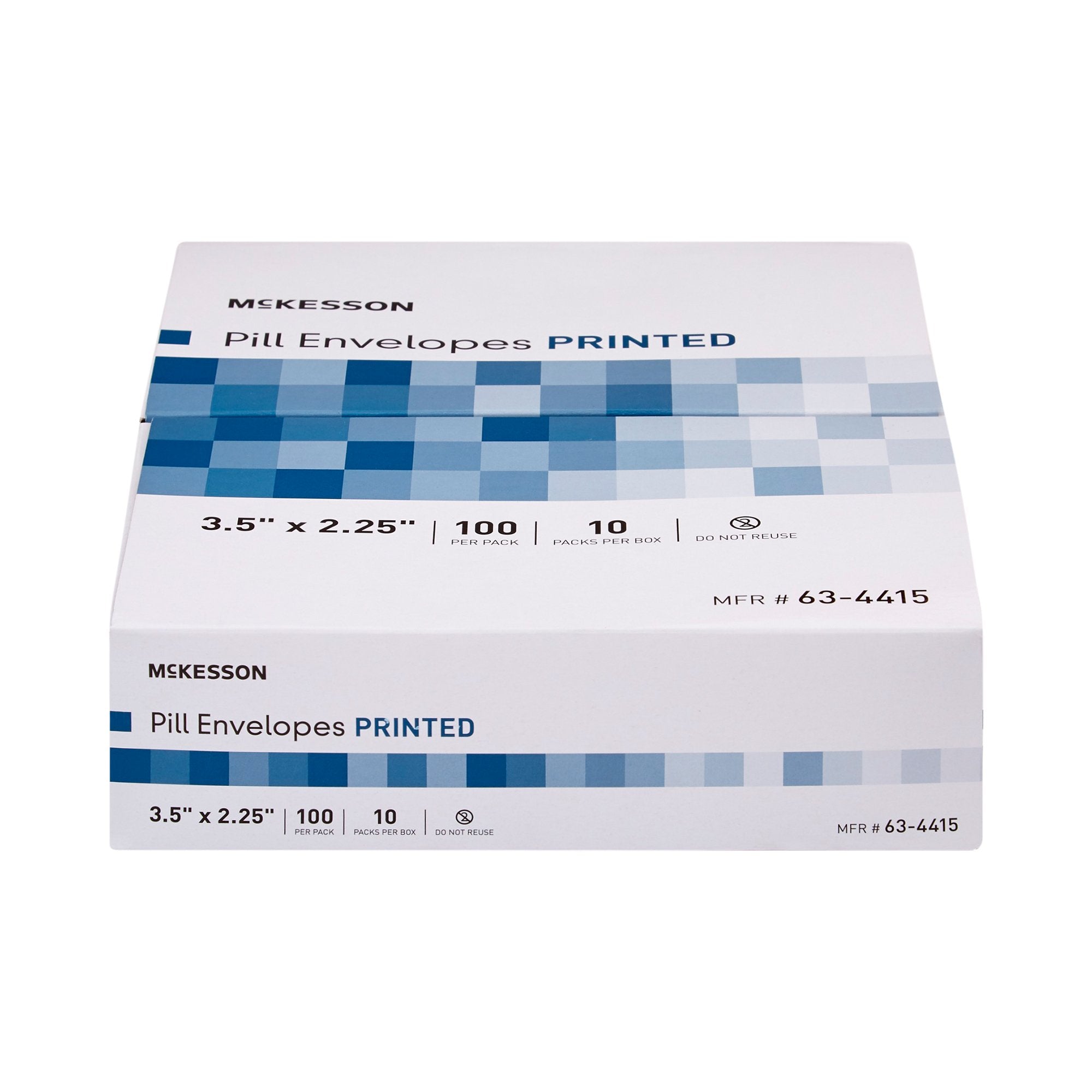 Medication Envelope McKesson White 2-1/4 X 3-1/2 Inch, Packaging Type- Box