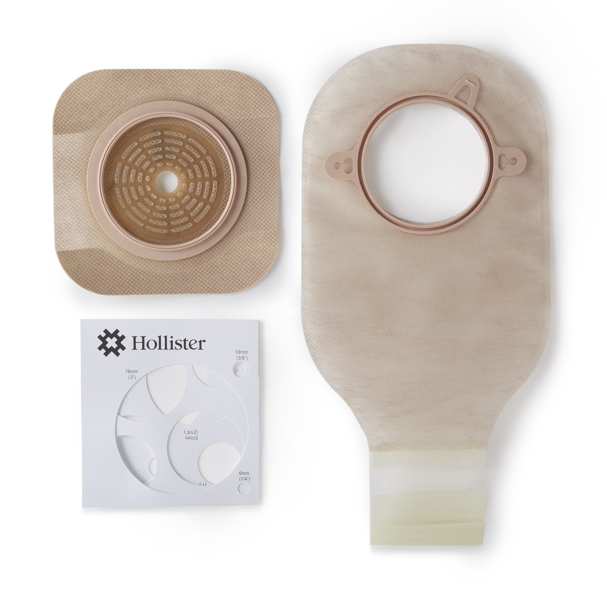 Ileostomy / Colostomy Pouch New Image Two-Piece System 12 Inch Length Flat, Trim To Fit 2-1/4 Inch Stoma Drainable