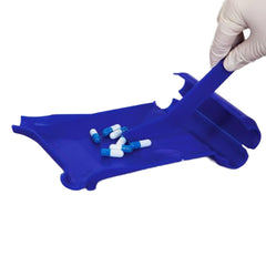 Ambidextrous Pill Counter 7-3/4 X 6-1/4 X 1-1/2 Inch, Polyethylene, With Spatula,Packaging Type- Each