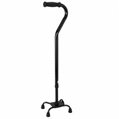 ProBasics Bariatric Quad Cane, Small Base (Black),