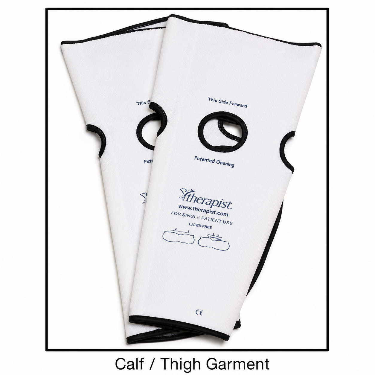 Powerpress DVT Compression Garment Breathable with Easy Closure