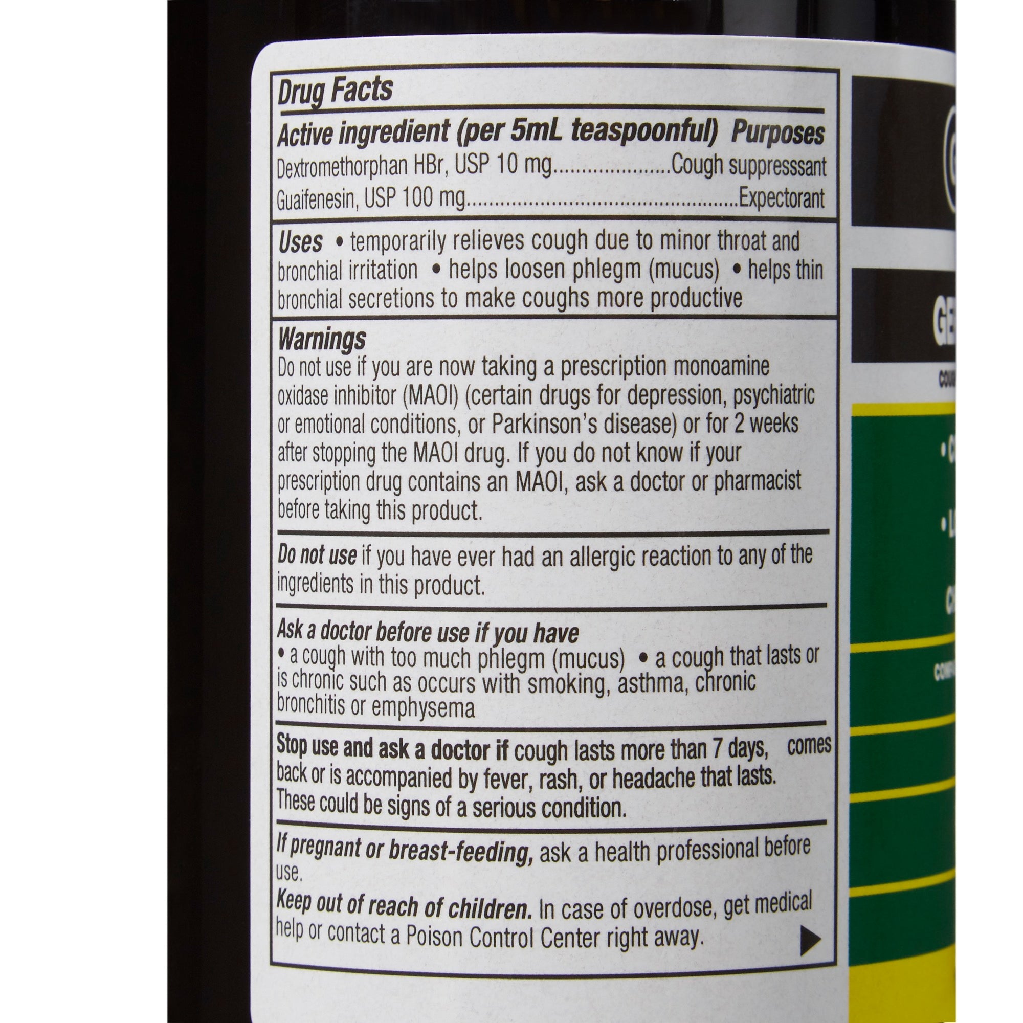 Cold and Cough Relief Geri-Care® 100 mg / 5 mL Strength Liquid 16 oz.