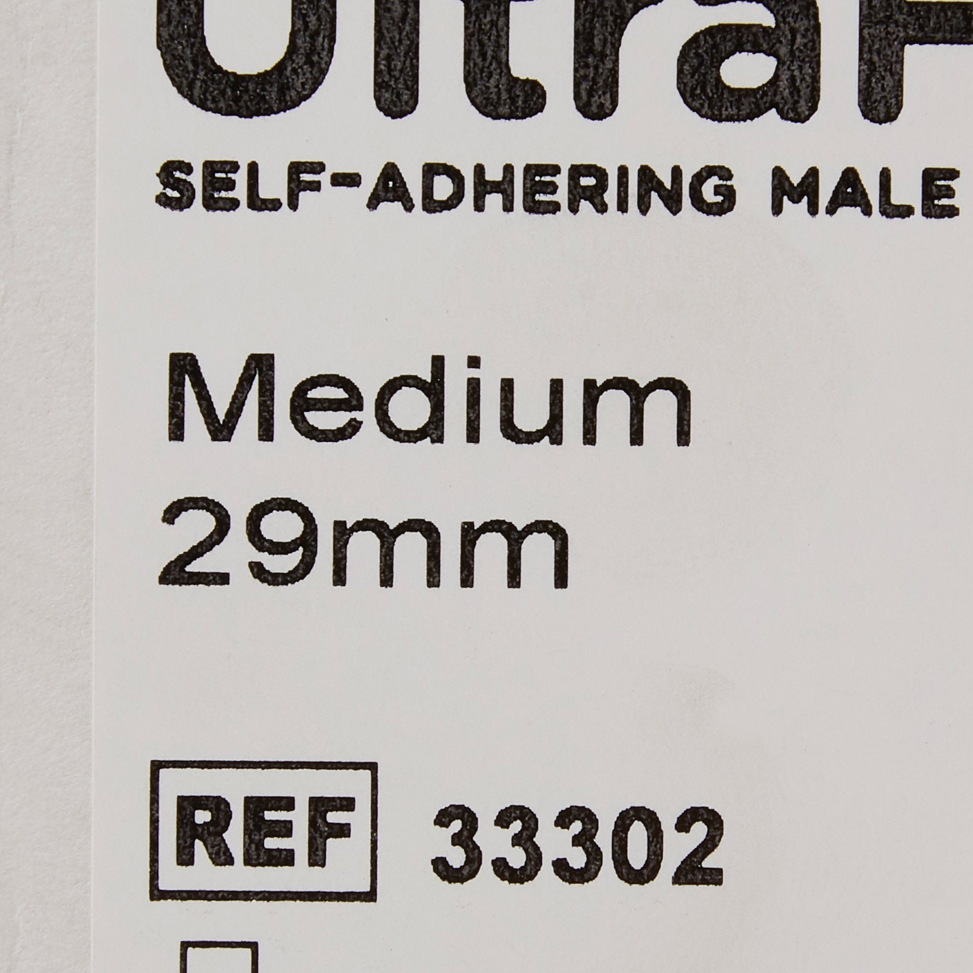 Male External Catheter UltraFlex Self-Adhesive Band Silicone Medium,  Packaging Type- Each