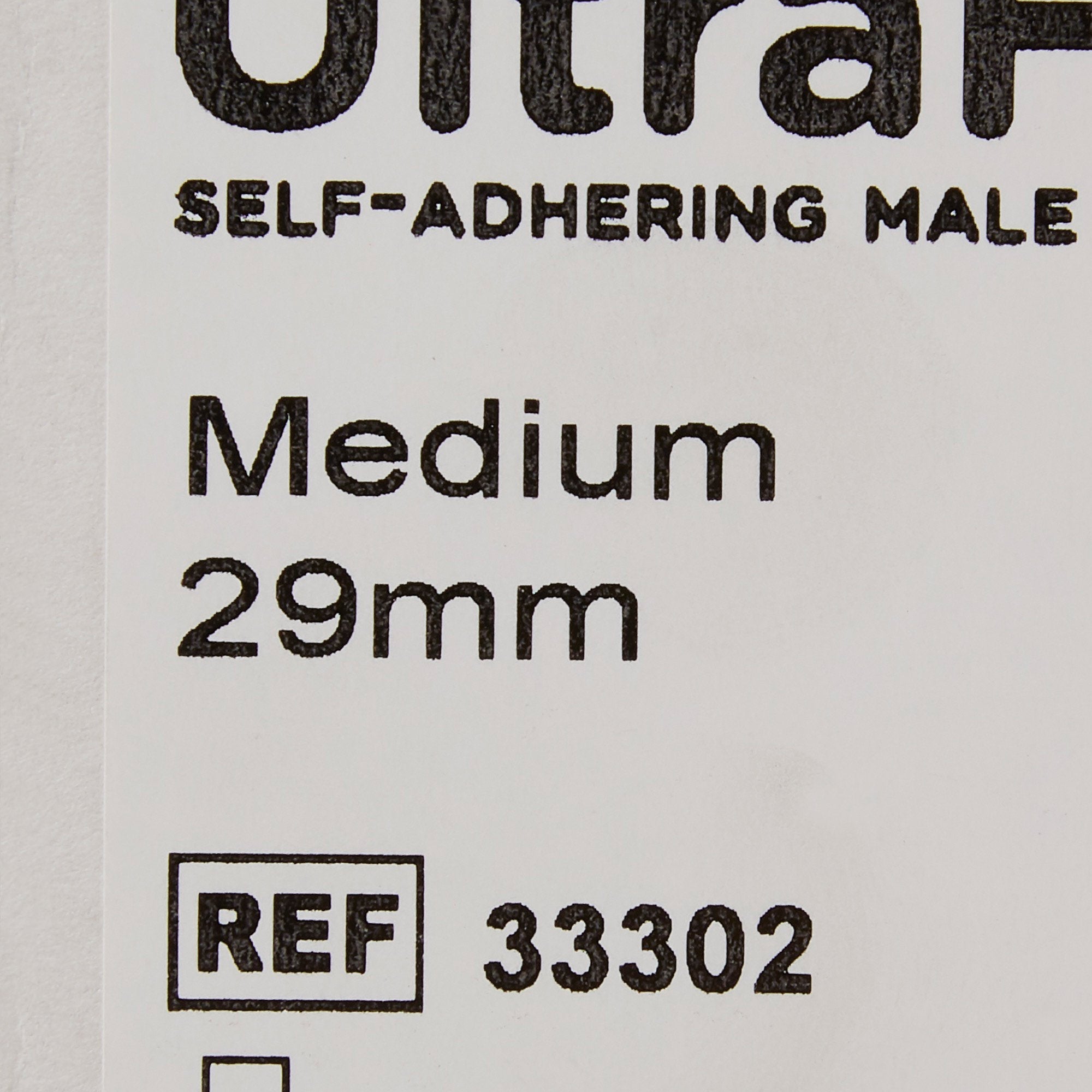 Male External Catheter UltraFlex Self-Adhesive Band Silicone Medium, Packaging Type- Box