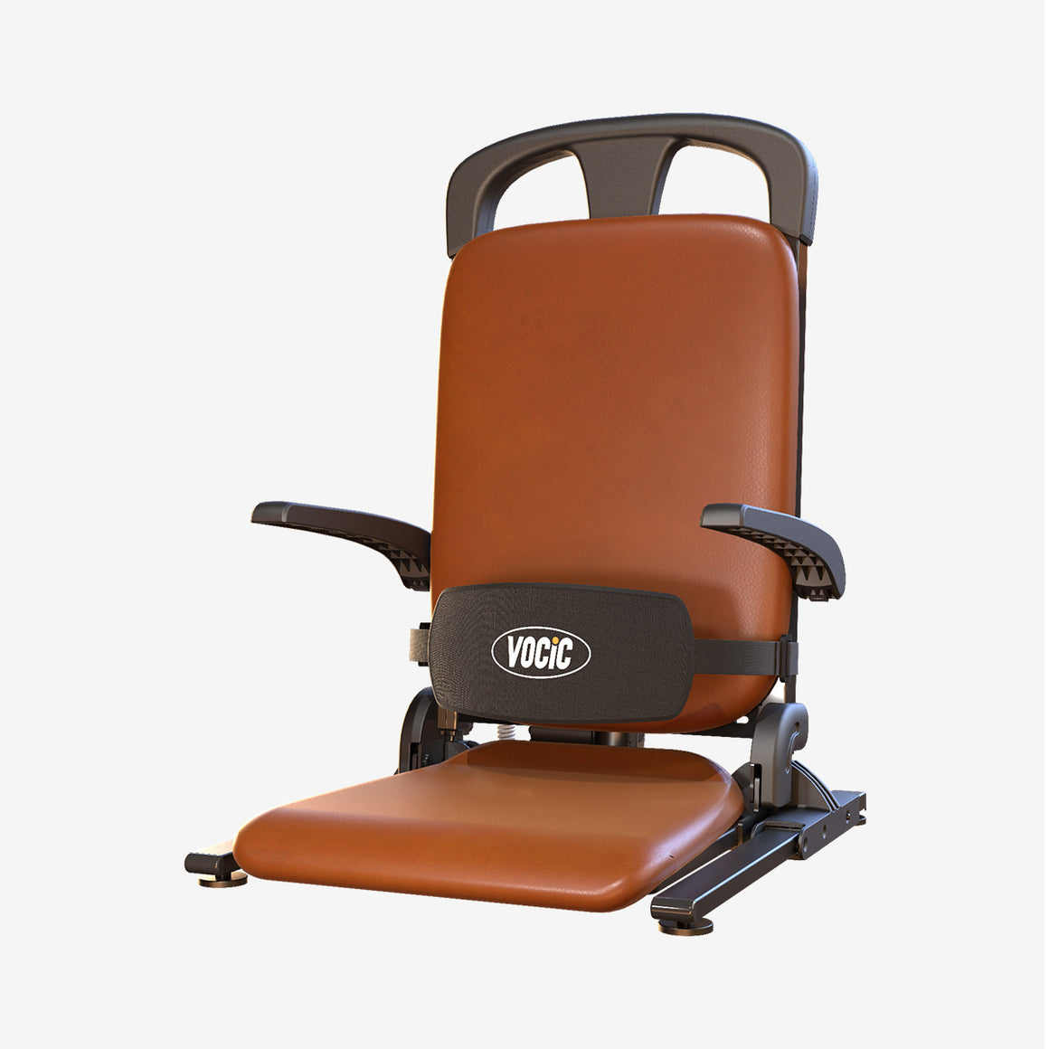 AX15 Sit-to-Stand Lift Chair for  Adults and Seniors-Heavy-Duty Mobility Aid with Leather Upholstery, Foldable Design, Wide 16.9'' Seat, Supports up to 440 lbs