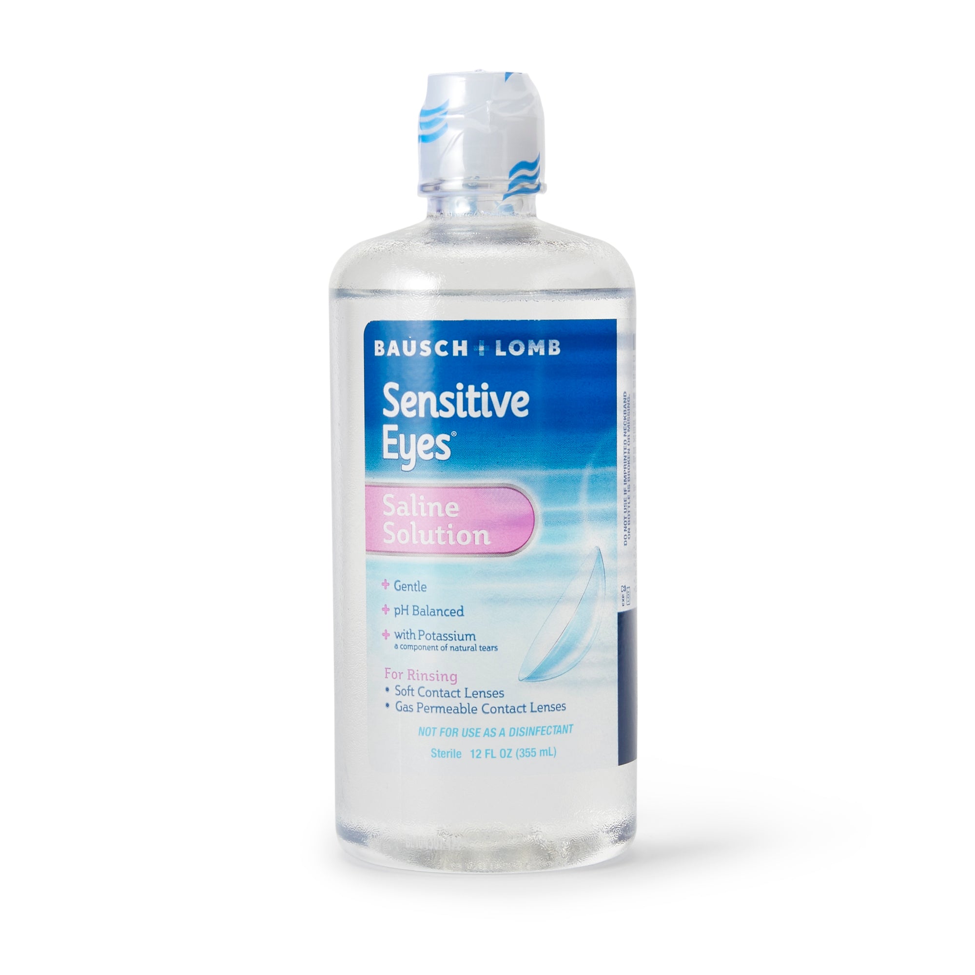 Contact Lens Solution Sensitive Eyes Plus 12 oz. Solution,Packaging Type- Each